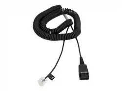 JABRA QD Cord to special-Plug RJ45 coiled 0.5-2Meter for Siemens Open Stage