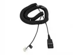 JABRA QD Cord to special-Plug RJ45 coiled 0.5-2Meter for Siemens Open Stage
