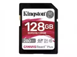 Kingston 128GB SDXC Canvas React Plus SDXC UHS-II 280R/100W U3 V60