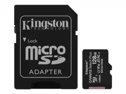 Kingston 128GB micSDXC Canvas Select Plus 100R A1 C10 Card + ADP