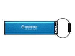 KINGSTON 128GB USB-C IronKey Keypad 200C FIPS 140-3 Lvl 3 Pending AES-256