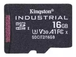 KINGSTON 16GB microSDHC Industrial C10 A1 pSLC Card Single Pack w/o Adapter                          