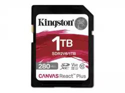 KINGSTON 1TB Canvas React Plus SDXC UHS-II 280R/150W U3 V60 for Full HD/4K