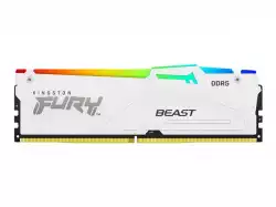 KINGSTON 32GB 6000MT/s DDR5 CL30 DIMM FURY Beast White RGB XMP