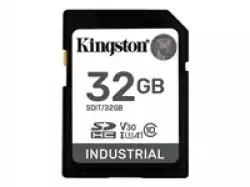KINGSTON 32GB SDHC Industrial -40C to 85C C10 UHS-I U3 V30 A1 pSLC