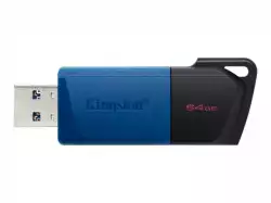 KINGSTON 64GB USB3.2 Gen 1 DataTraveler Exodia M Black + Blue 2 Pieces