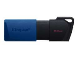 Kingston 64GB USB3.2 Gen 1 DataTraveler Exodia M (Black + Blue)
