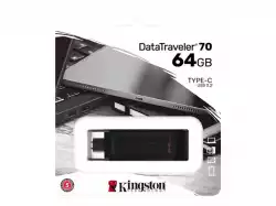 Kingston 64GB USB-C 3.2 Gen 1 DataTraveler 70