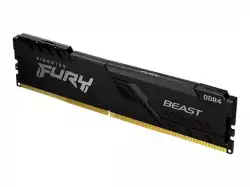 KINGSTON 16GB 2666MHz DDR4 CL16 DIMM 1Gx8 FURY Beast Black