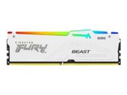 KINGSTON FURY Beast 16GB DIMM 5200MT/s DDR5 CL36 White RGB EXPO                          