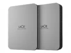 LACIE Mobile Drive HDD USB-C 5TB 2.5inch Moon Silver with USB-C cable