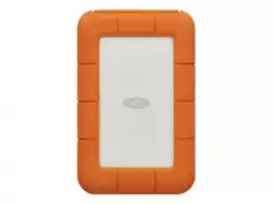 LACIE RUGGED 2TB USB-C USB3.0 Drop- crush- and rain-resistant for all-terrain use orange