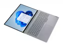 Лаптоп Lenovo ThinkBook 16 G8 Intel Core Ultra 7 255H (up to 5.1GHz, 24MB), 16GB DDR5-5600, 512GB SSD, 16" WUXGA (1920x1200) IPS AG, Integrated Graphics, 1080p&IR Cam, Backlit KB, 3 cell, WLAN, BT, FPR, DOS, 3Y CCI