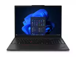 Лаптоп Lenovo ThinkPad T16 G4 Intel Core Ultra 5 225U, 12C (up to 4.8GHz, 12MB), 32GB(16+16) DDR5-5600, 1TB SSD, 16" WUXGA (1920x1200) IPS AG, Intel Graphics, 5MP&IR, Backlit KB, WLAN, BT, SCR, FPR, 4 cell, Win11Pro, 3Y Premier