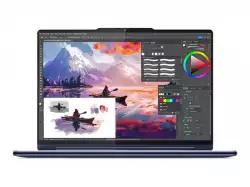 Лаптоп LENOVO YOGA 9 2in1 Intel Core Ultra 7 155H 14inch 2.8K OLED 400N 120Hz Touch 32GB DDR5x 1TB PCIe W11H 2y Cosmic Blue + Pen