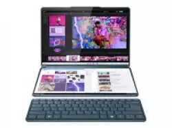 Лаптоп LENOVO YOGA Book 9 Intel Ultra 7 155U 2x13.3inch 2.8k OLED Touch 32GB DDR5 1TB PCIe W11P ENG keyboard Tidal Teal 2y