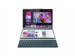 Лаптоп LENOVO YOGA Book 9 Intel Ultra 7 155U 2x13.3inch 2.8k OLED Touch 32GB DDR5 1TB PCIe W11P ENG keyboard Tidal Teal 2y