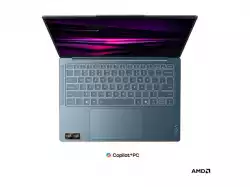 Лаптоп LENOVO Yoga Slim 7 AMD Ryzen AI 7 445 14inch 2.8K OLED 500N 120Hz HDR 32GB DDR5 1TB W11H Tidal Teal 3y                          