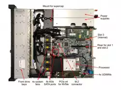LENOVO ThinkSystem SR250 V2 Xeon E-2334 3.4GHz 4C 8MB Cache 1x16GB UDIMM 8x2.5inch SW RAID 1x 450W Titanium XCC Ent
