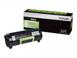 LEXMARK 502X toner cartridge black extra high capacity 10.000 pages 1-pack return program