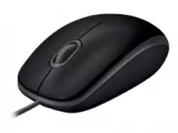 LOGITECH B110 Corded Mouse - SILENT - BLACK - USB - B2B