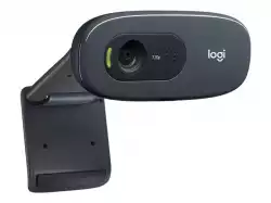 LOGITECH C270 HD Webcam - BLACK - USB