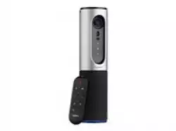 Logitech ConferenceCam Connect, Full HD, Up To 6 Seats, Portable AIO, Bluetooth, Remote Control, Black & Silver
