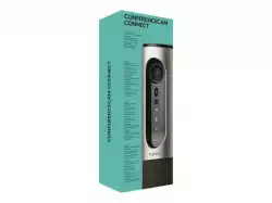Logitech ConferenceCam Connect, Full HD, Up To 6 Seats, Portable AIO, Bluetooth, Remote Control, Black & Silver