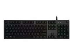 LOGITECH G512 Corded LIGHTSYNC Mechanical Gaming Keyboard - CARBON - US INT'L - USB - TACTILE