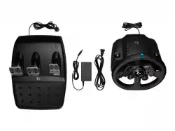 LOGITECH G923 Racing Wheel and Pedals - PC/XB - BLACK - USB