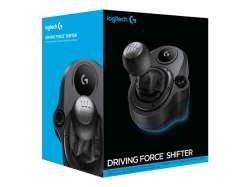 Logitech G Shifter, Six Speeds, G923, G29 AND G920 Racing Wheels, Steel, Leather
