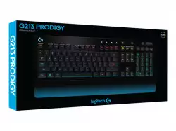 LOGITECH G213 Prodigy Corded RGB Gaming Keyboard - BLACK - US INT'L - USB