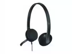 LOGITECH H340 Corded Headset - BLACK - USB