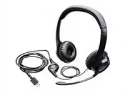 LOGITECH H390 Corded Headset - BLACK - USB
