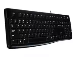 LOGITECH K120 Corded Keyboard - BLACK - USB - US INT'L - B2B