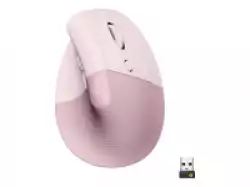 LOGITECH Lift Bluetooth Vertical Ergonomic Mouse - ROSE/DARK ROSE