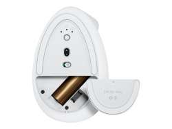 LOGITECH Lift for MAC Vertical Ergonomic Mouse - OFF-WHITE/PALE GREY