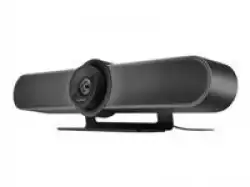 Logitech MeetUp Confererence Solution, Ultra HD 4K 30 fps, Up To 6 Seats, Super Wide 120°, Motorized PT, RightSight, RightLight, RightSound, 5x HD Zoom, Black