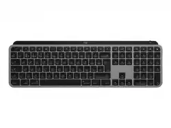 LOGITECH MX Keys for Mac Advanced Wireless Illuminated Keyboard - SPACE GREY - US INT'L - 2.4GHZ/BT - EMEA