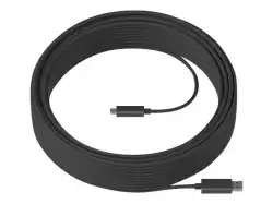 LOGITECH Strong USB cable USB Type A M to 24 pin USB-C M USB 3.2 Gen 2 25 m plenum Active Optical Cable AOC for Room Solution