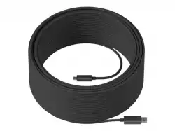 LOGITECH Strong USB cable USB Type A M to 24 pin USB-C M USB 3.2 45 m plenum Active Optical Cable AOC for Room Solution Huddle