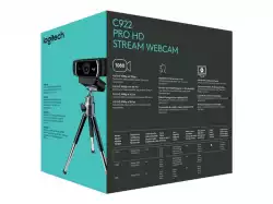 LOGITECH C922 Pro Stream Webcam - Tripod - BLACK - USB
