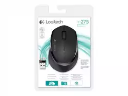LOGITECH M280 Mouse right-handed optical 3 buttons wireless 2.4 GHz USB wireless receiver black