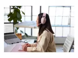 LOGITECH ZONE Vibe 100 Bluetooth Headset  - ROSE
