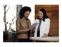 Microsoft Surface Go 4, Intel Processor N200, 10.5" (1920 x 1280) PixelSense Display, Intel UHD Graphics 615, 8GB RAM, 64GB UFS Drive, Windows 11 Pro, Platinium