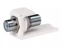 MINI-COM RCA Pass-through Module with white insert