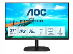 Монитор  27'' AOC 27B2H Black IPS, 16:9, 1920x1080, 7ms, 250 cd/m2, 1000:1, D-Sub, HDMI, vesa