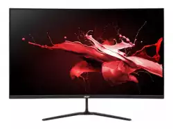Монитор ACER ED320QRPbiipx 80cm 31.5inch Curved 1800R VA LED 300cd/m2 165Hz 5ms ZeroFrame FreeSync 2xHDMI DP AudioOut EU Black EcoDisplay