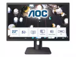 Монитор AOC 22E1Q 21.5inch panel MVA D-Sub/HDMI/DP speakers