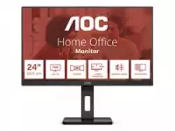 Монитор AOC 24E3QAF, 23.8" IPS WLED, 1920x1080@@75Hz, 4ms GtG, 300cd m/2, 1000:1, 20M:1 DCR, Adaptive Sync, FlickerFree, Low Blue Light, 2Wx2, Tilt, Height Adjust, Pivot, Swivel, D-SUB, HDMI, DP